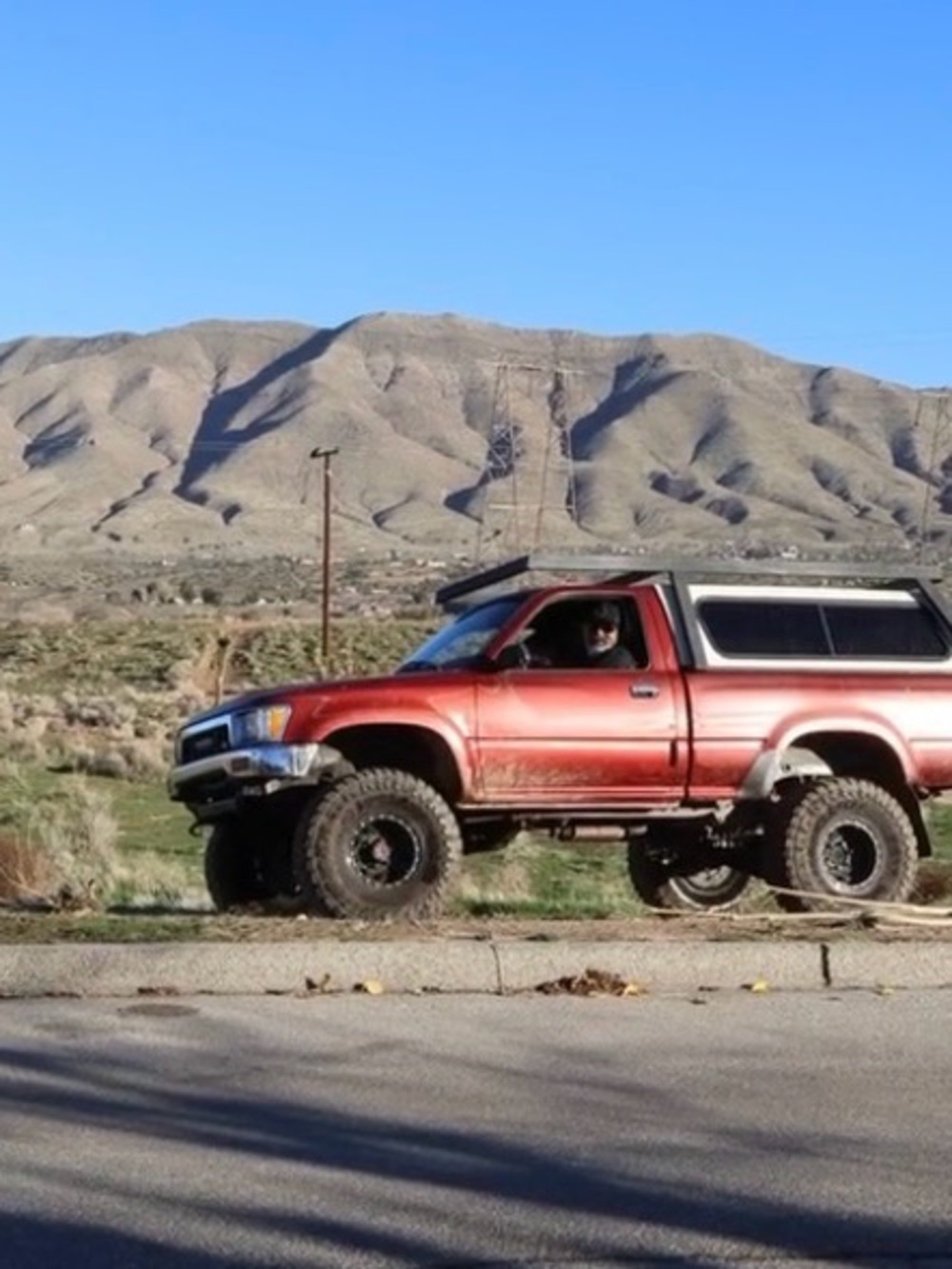 1991 Toyota pickup 4x4- Red